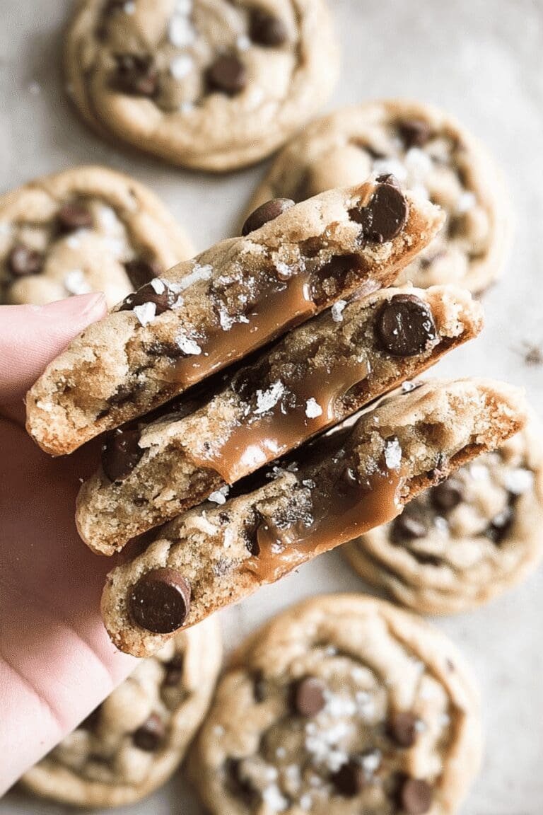 Caramel Stuffed Chocolate Chip Cookies 33.Png