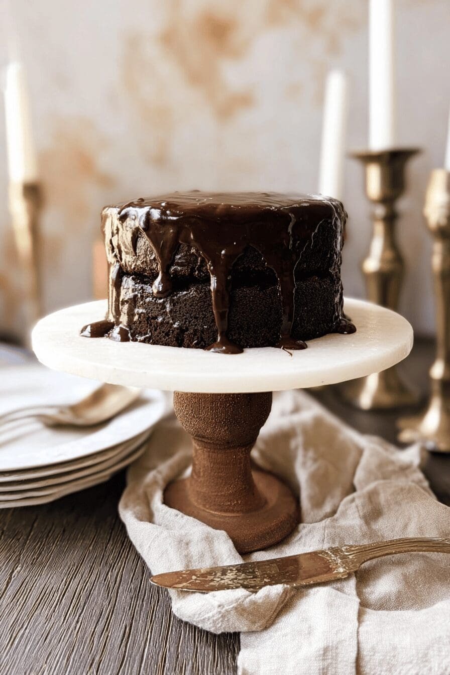 Chocolate Fudge Cake Ganache