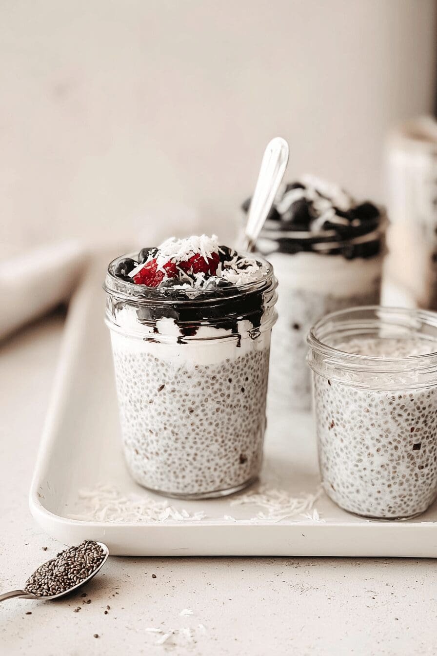 Coconut Milk Chia Pudding Parfaits