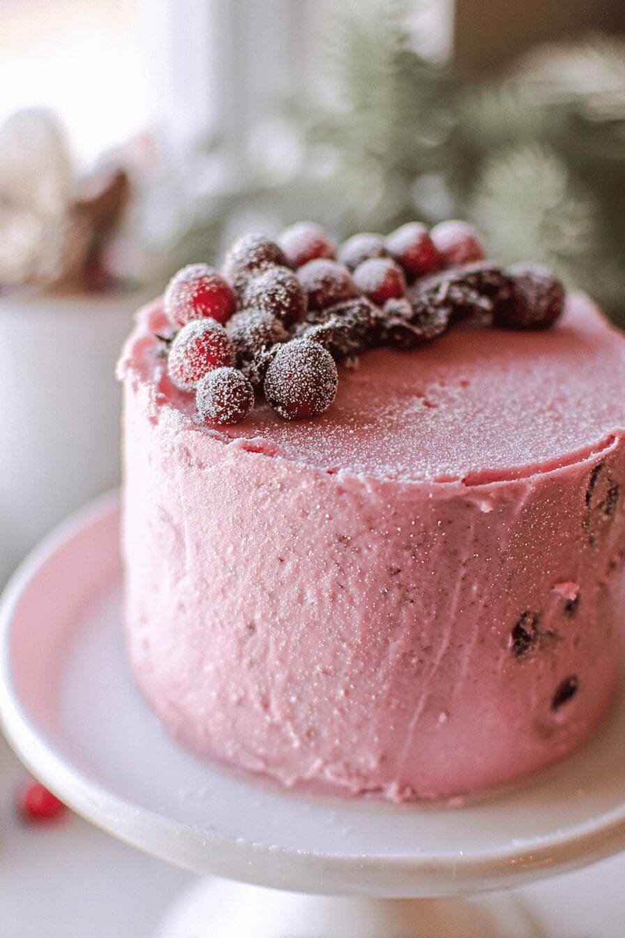 Cranberry Christmas Cake