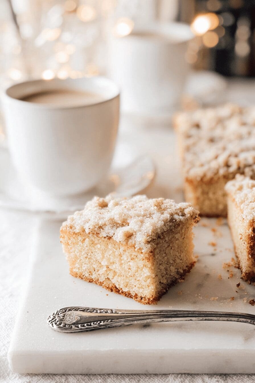 Eggnog Coffee Cake