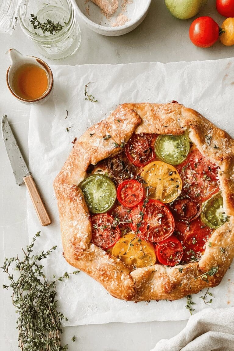 Heirloom Tomato Ricotta Galette Honey Thyme 25.Png