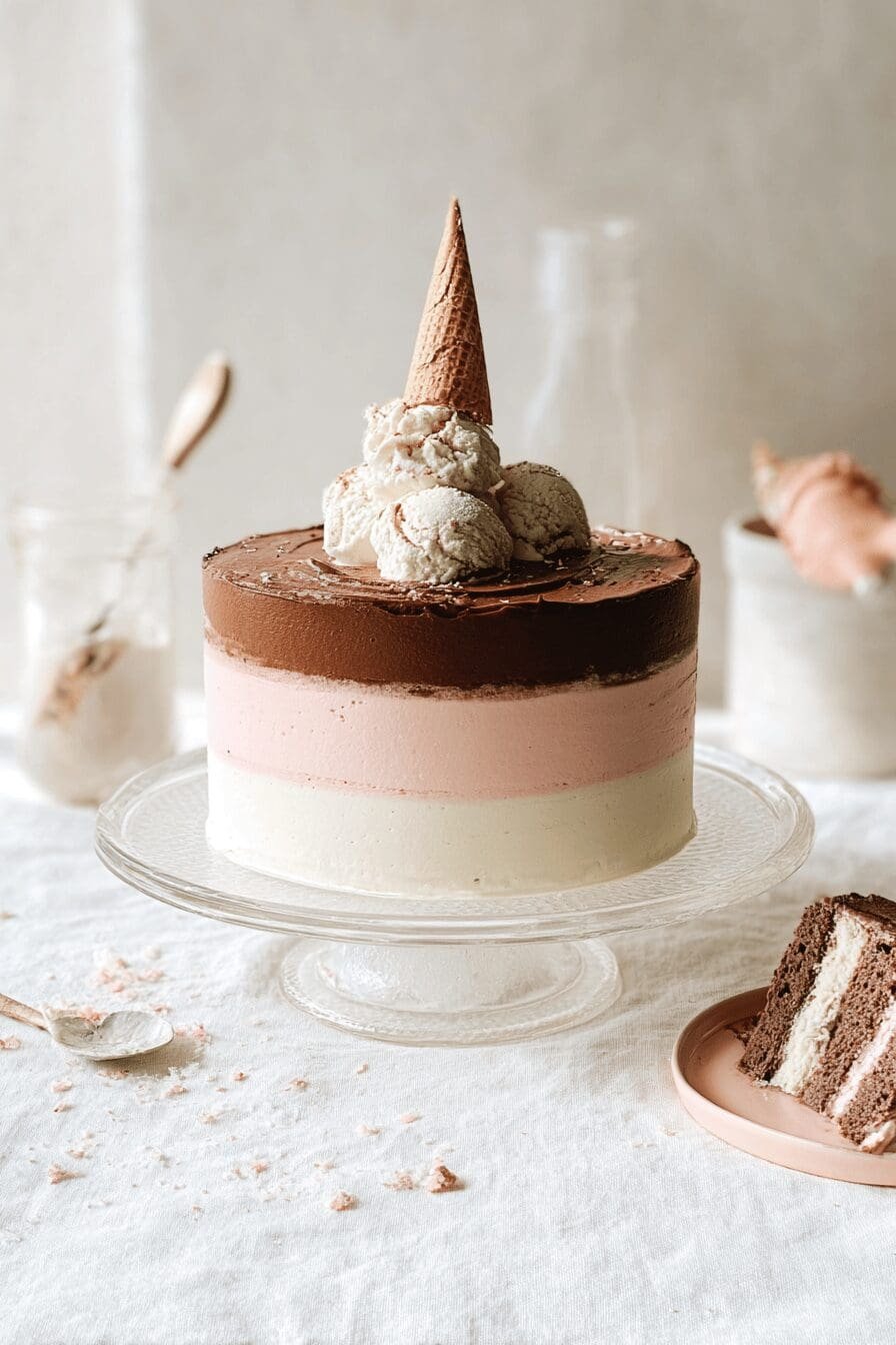 Neapolitan Cake