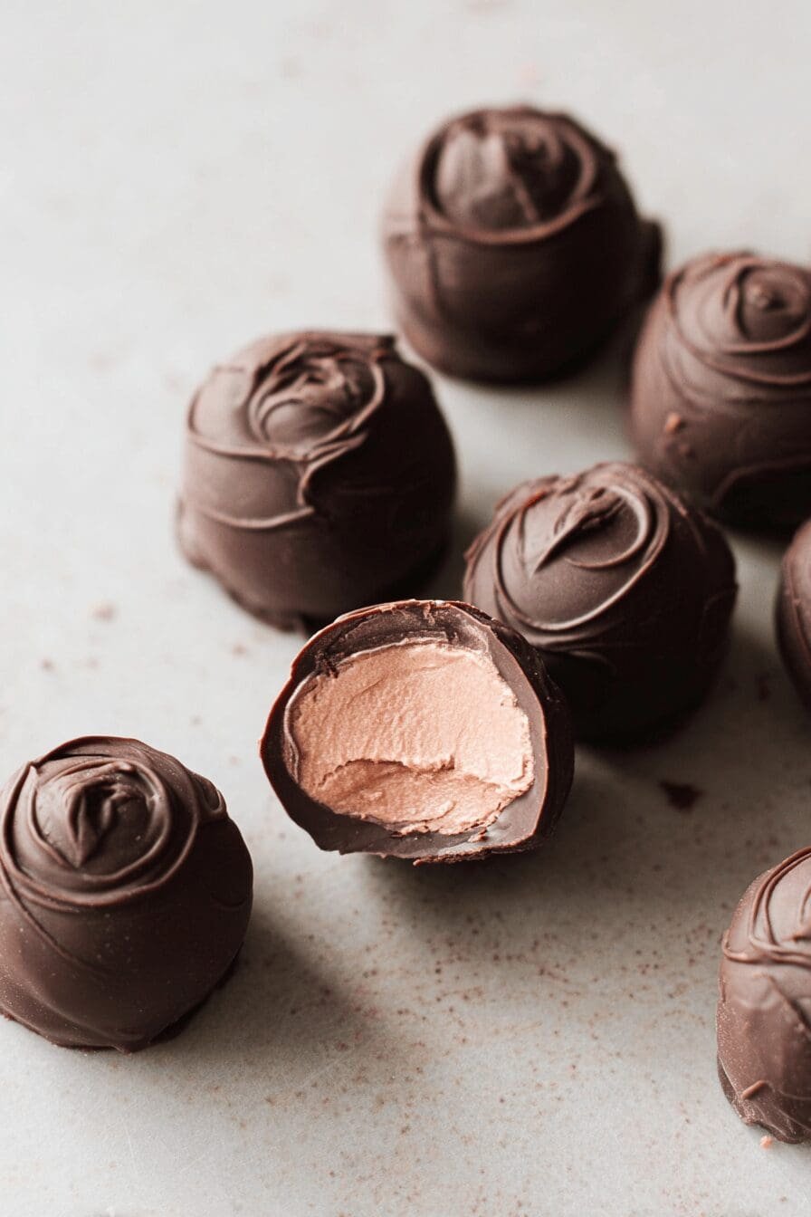 Ruby Chocolate Truffles