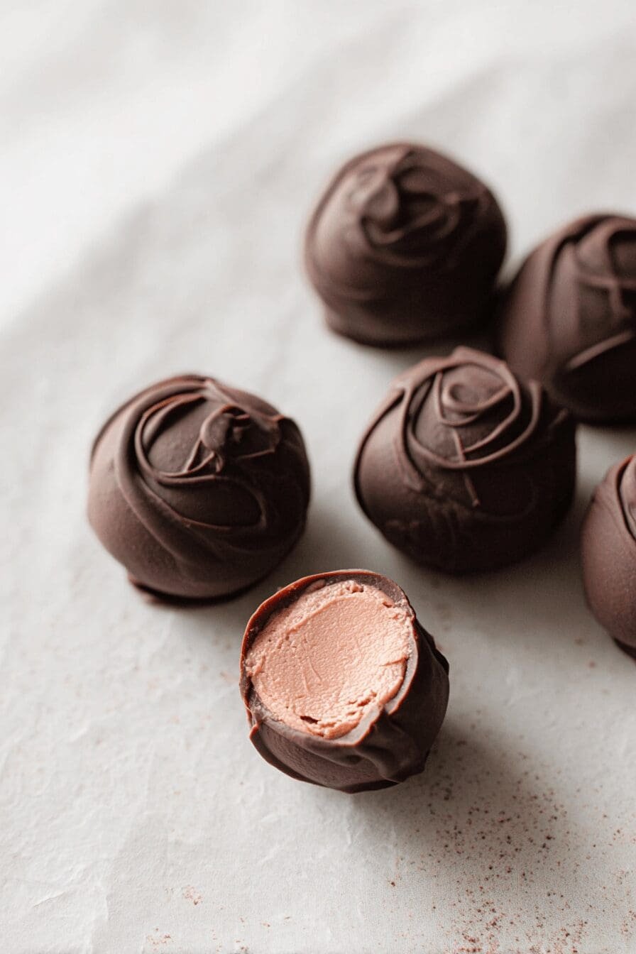 Ruby Chocolate Truffles