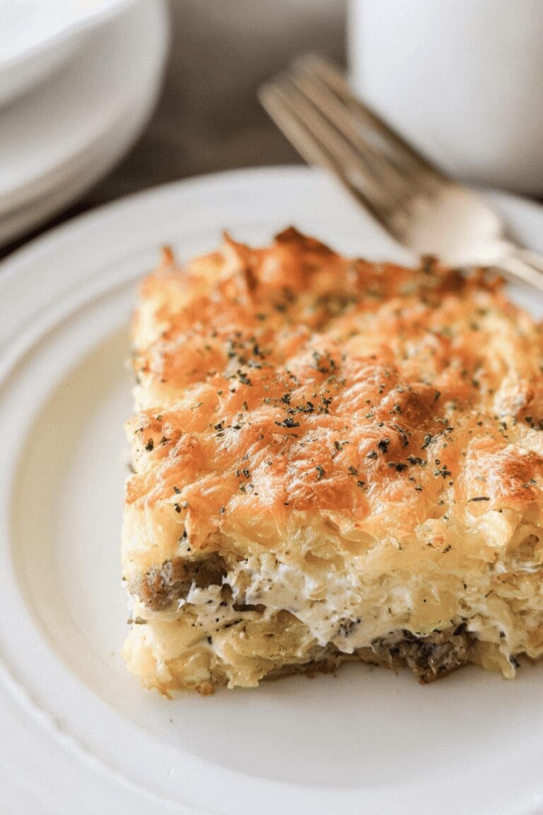 Sausage Hashbrown Breakfast Casserole 46.Png