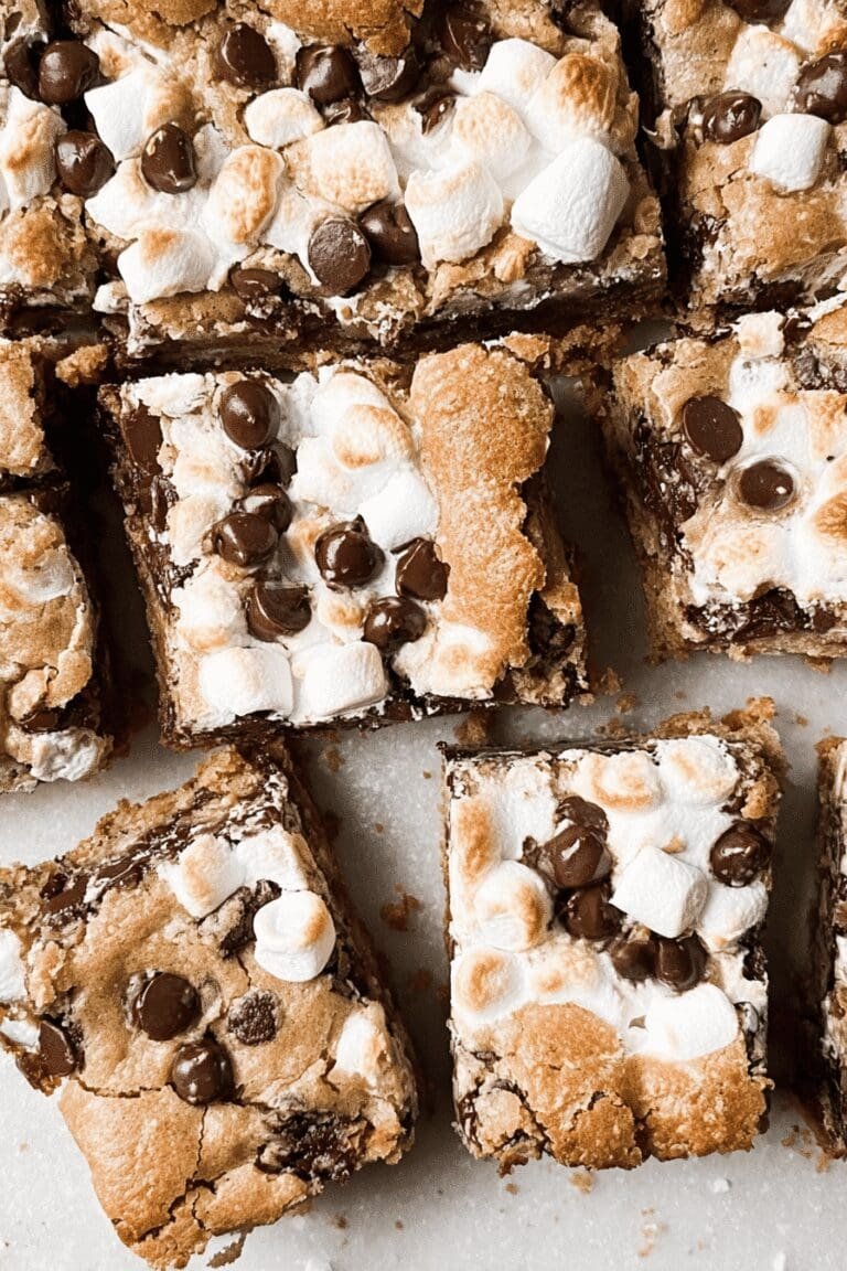 Smores Chocolate Chip Cookie Bars 12.Png