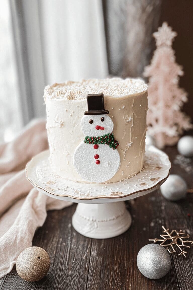 Snowman Cake Christmas 62.Png