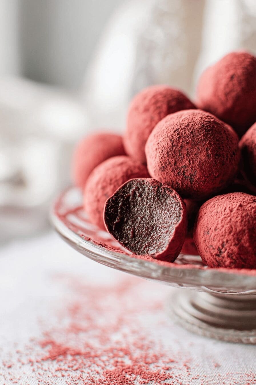 Strawberry Chocolate Truffles