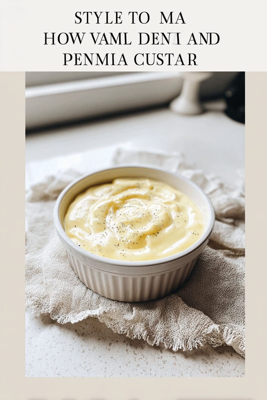 Vanilla Bean Custard Recipe With Smooth Creamy Texture 7 Vanilla Bean Custard