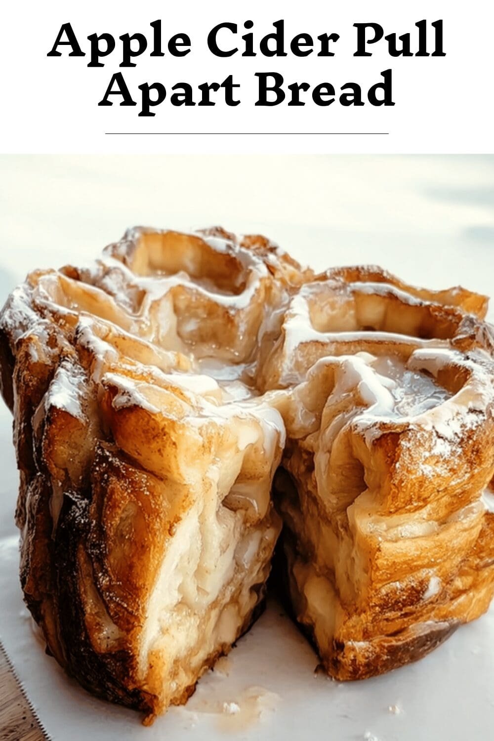 Apple Cider Pull Apart Bread