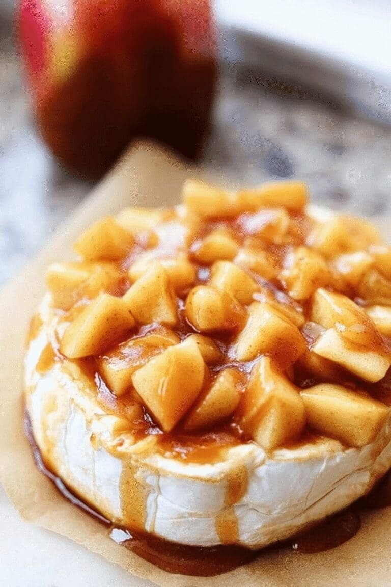 Baked Brie With Apples And Salted Caramel 97.Png