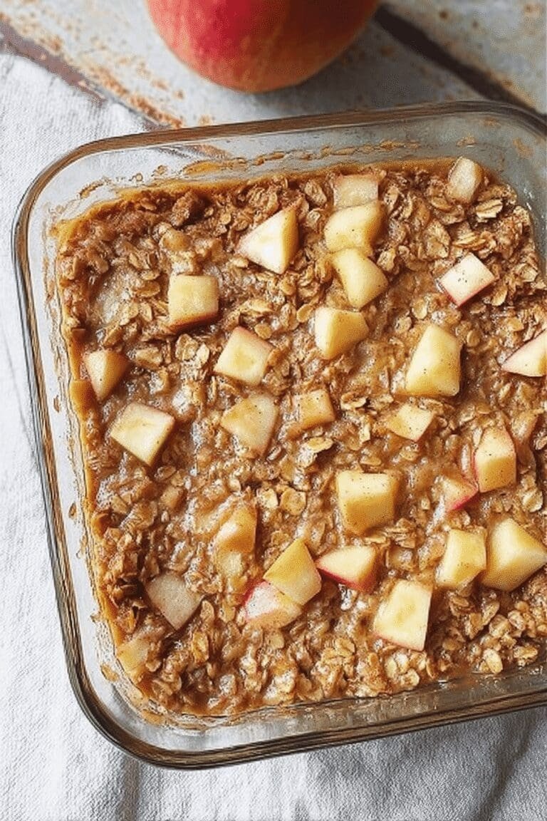 Baked Peanut Butter Apple Oatmeal 83.Png