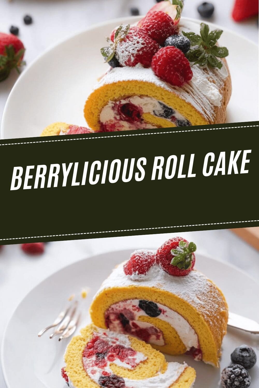 Berrylicious Roll Cake