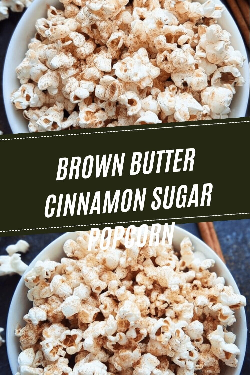 Brown Butter Cinnamon Sugar Popcorn