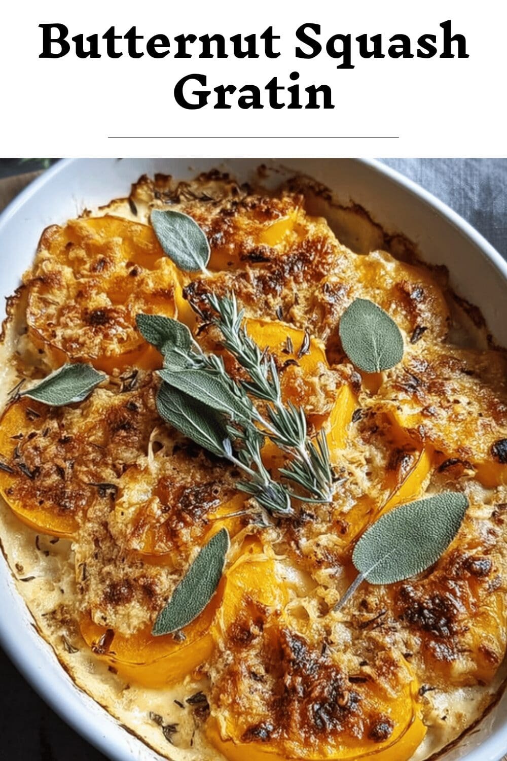 Butternut Squash Gratin