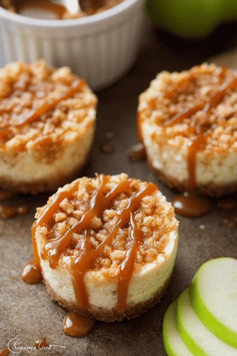 Caramel Apple Mini Cheesecakes 90.Png