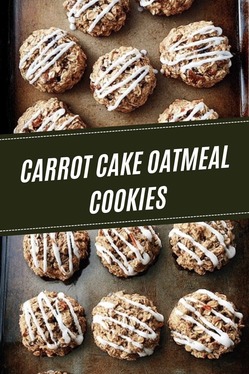 Carrot Cake Oatmeal Cookies