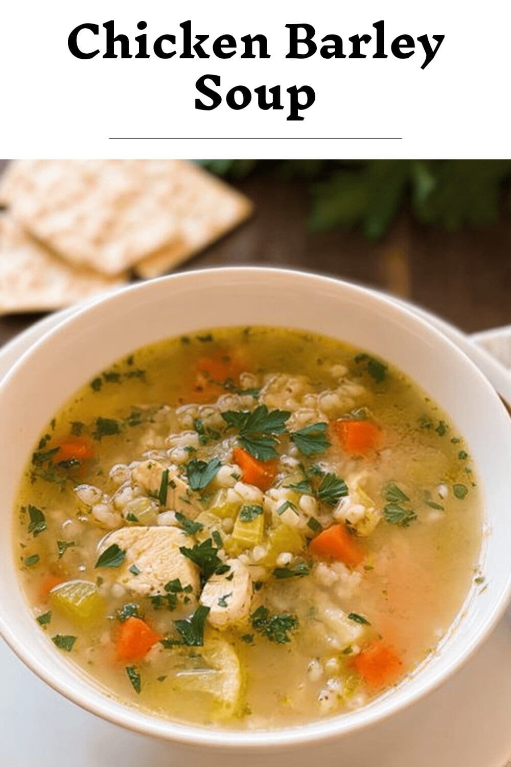 Chicken Barley Soup