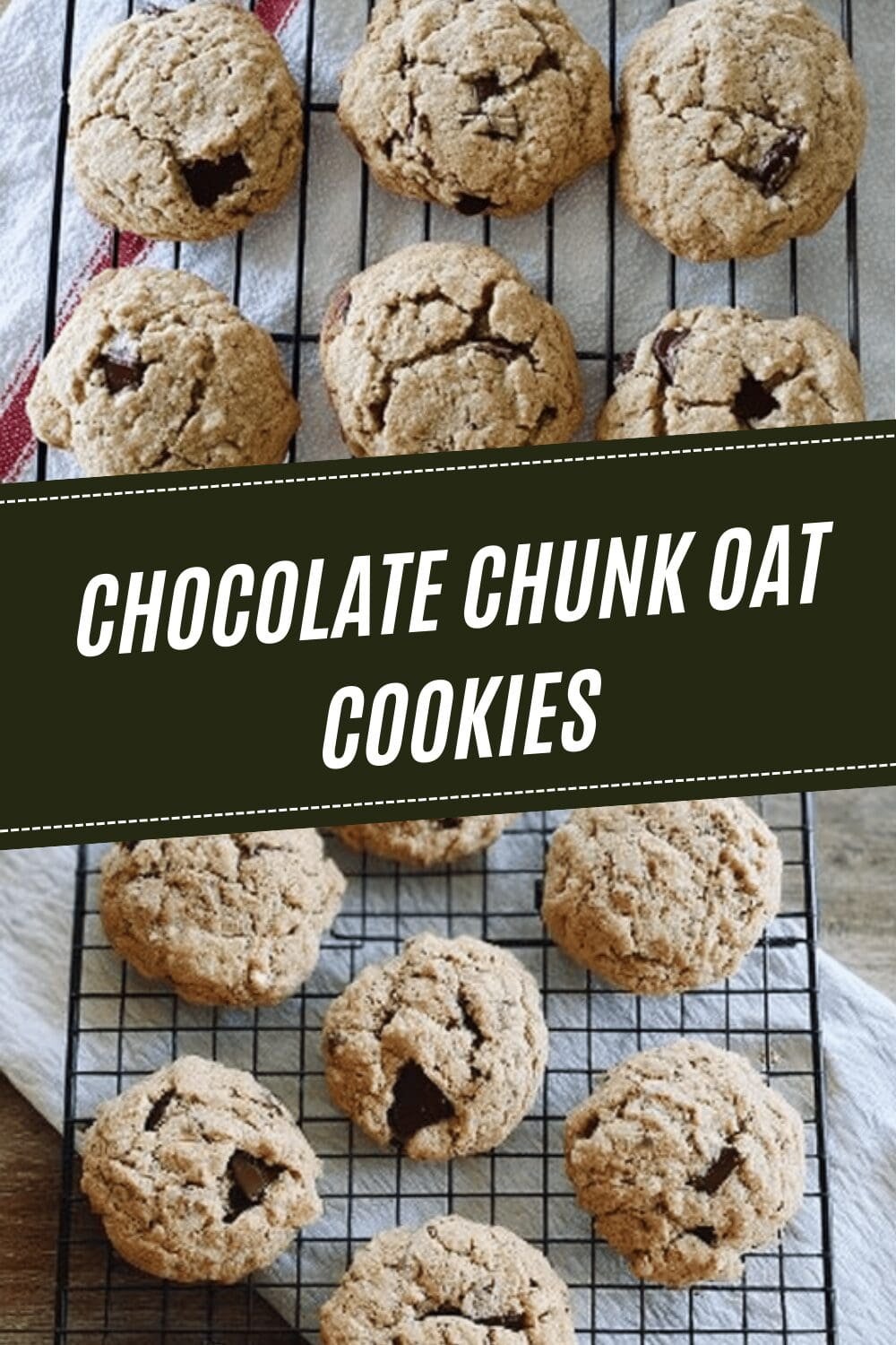 Chocolate Chunk Oat Cookies