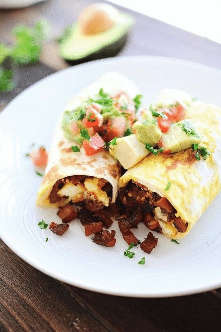 Chorizo Bacon Breakfast Burritos 70.Png