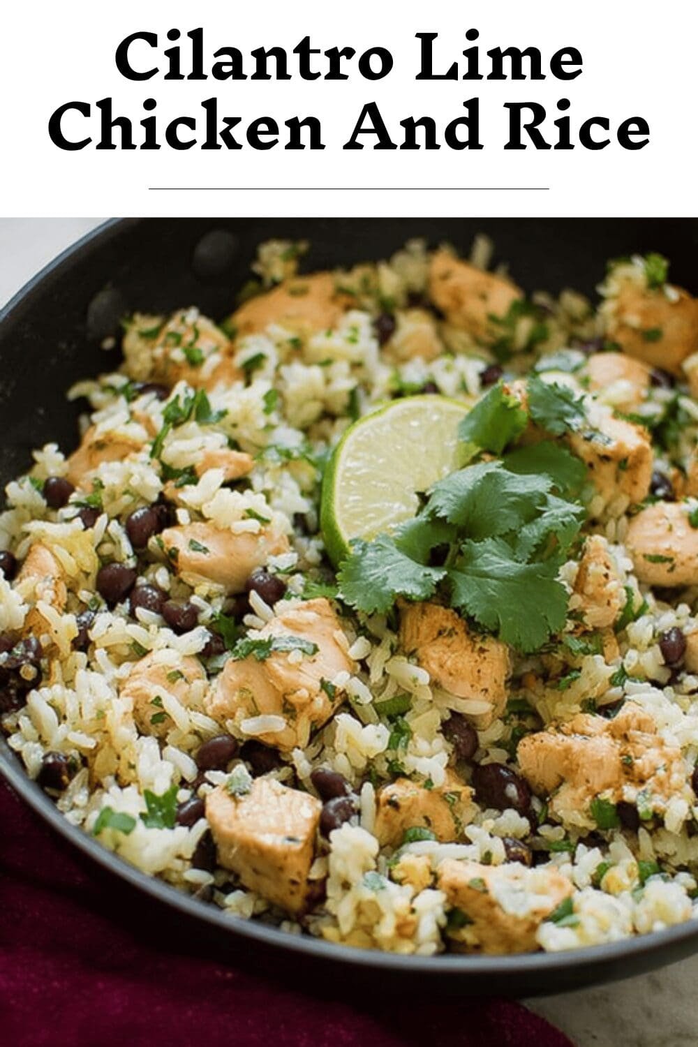 Cilantro Lime Chicken And Rice