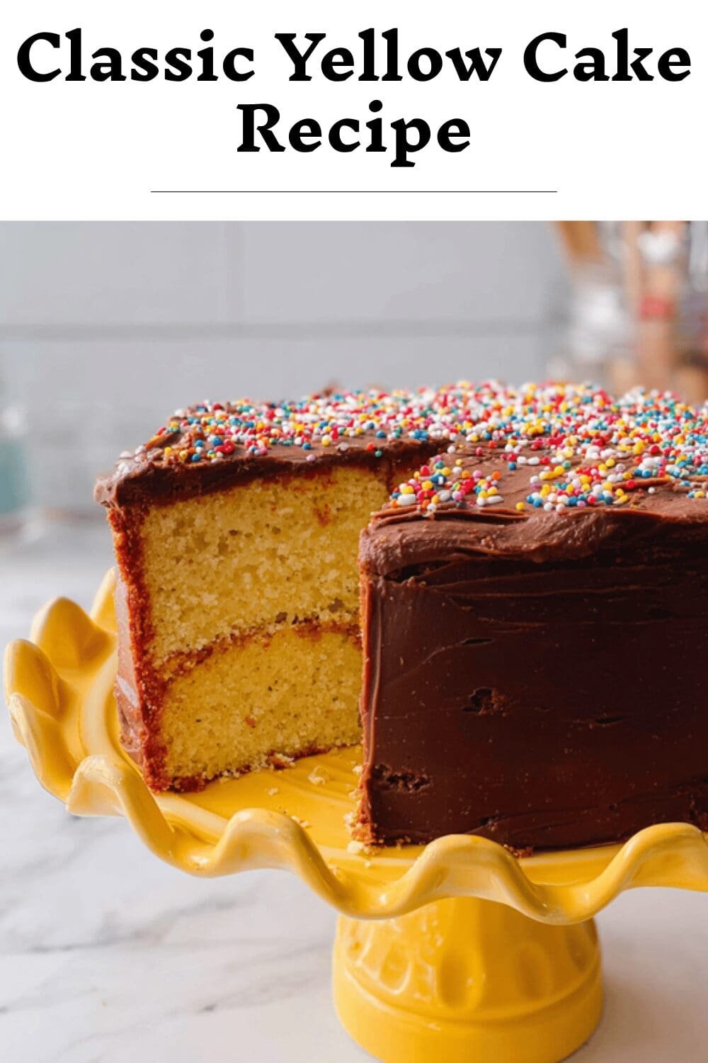 Classic Yellow Cake Recipe