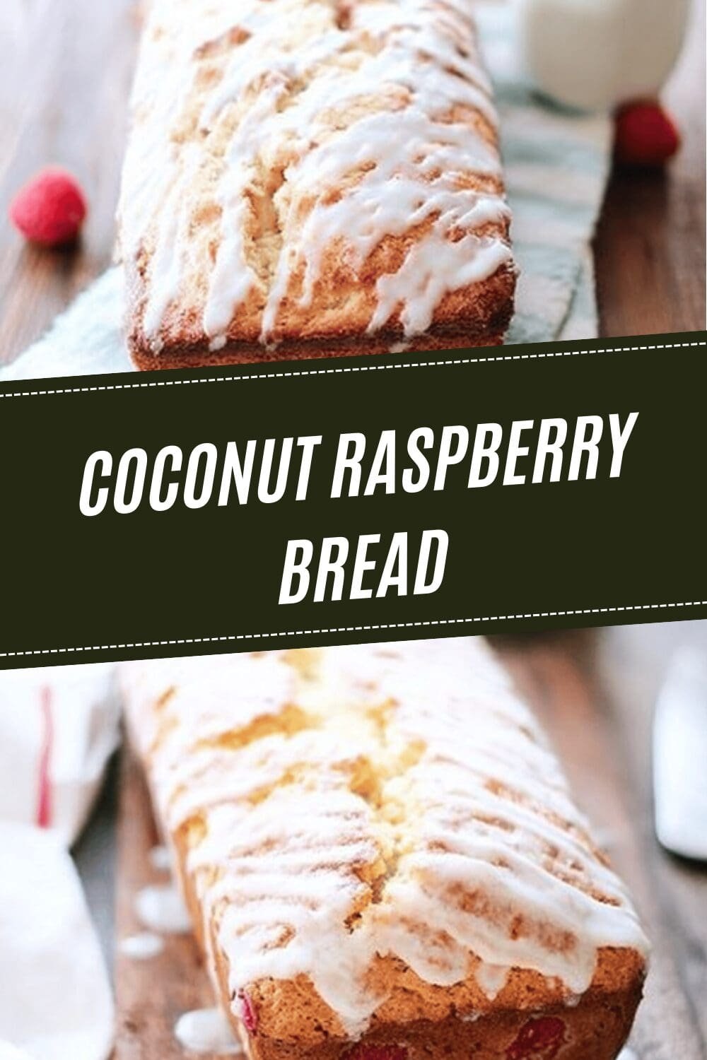 Coconut Raspberry Bread