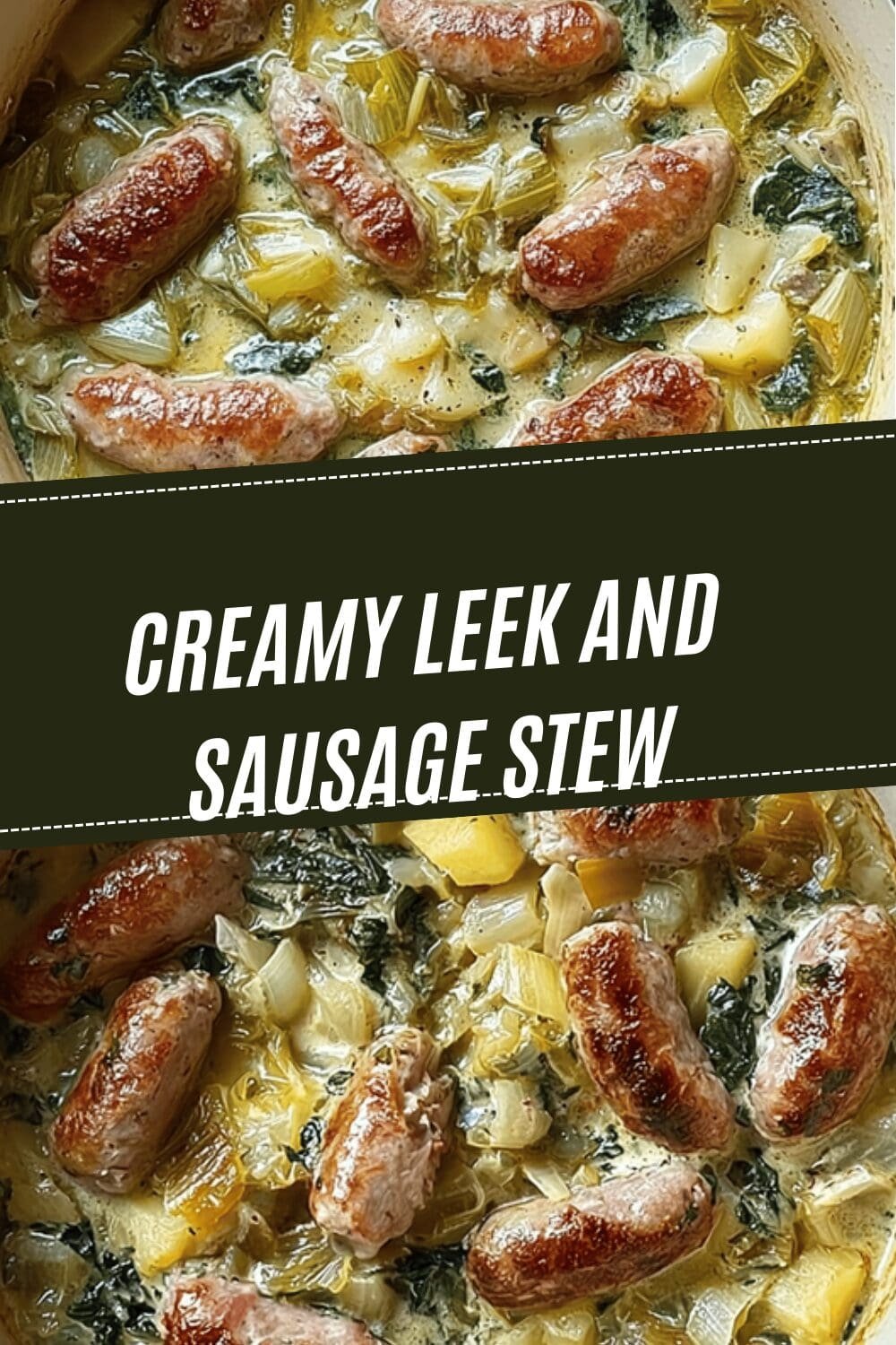 Creamy Leek And Sausage Stew
