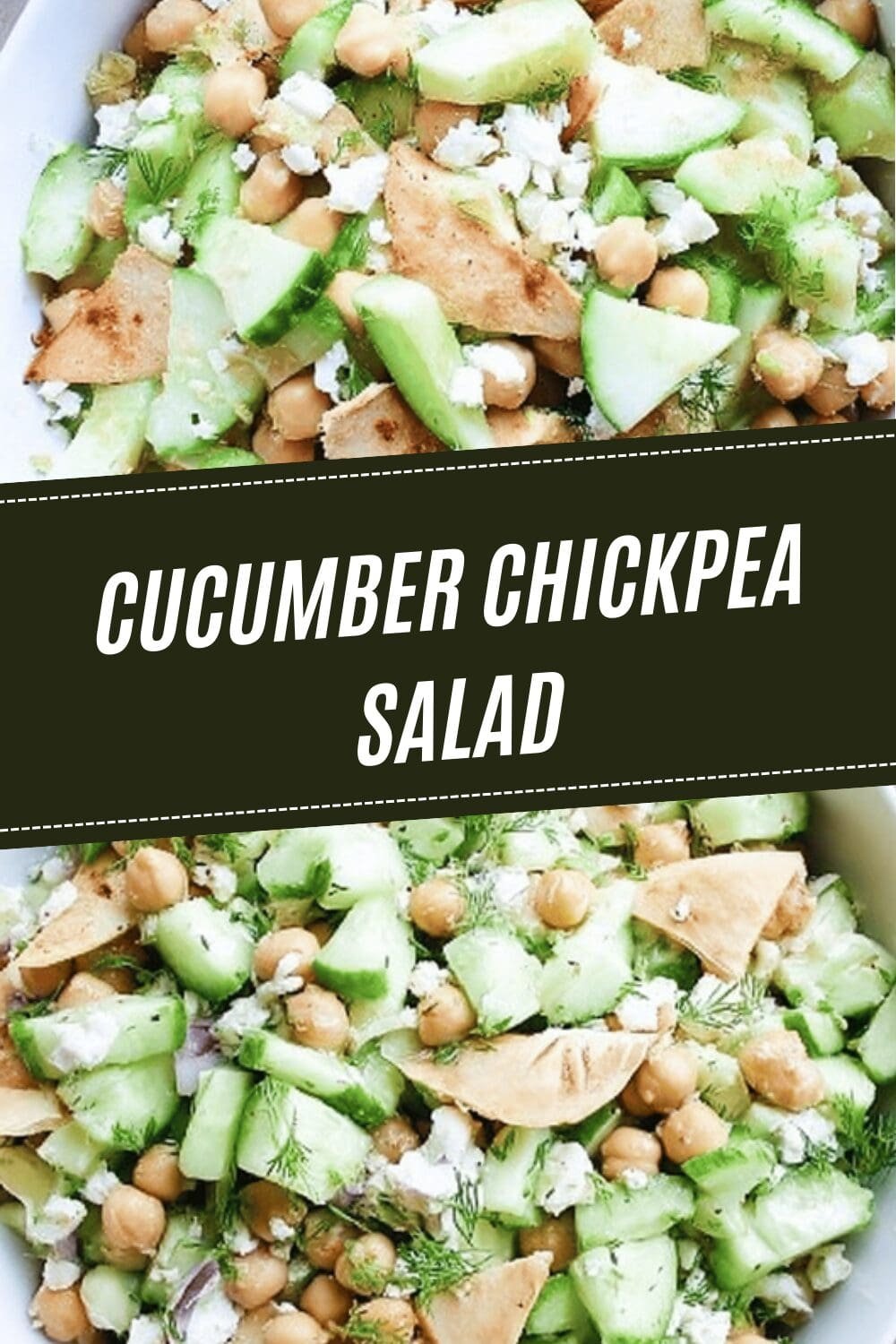 Cucumber Chickpea Salad