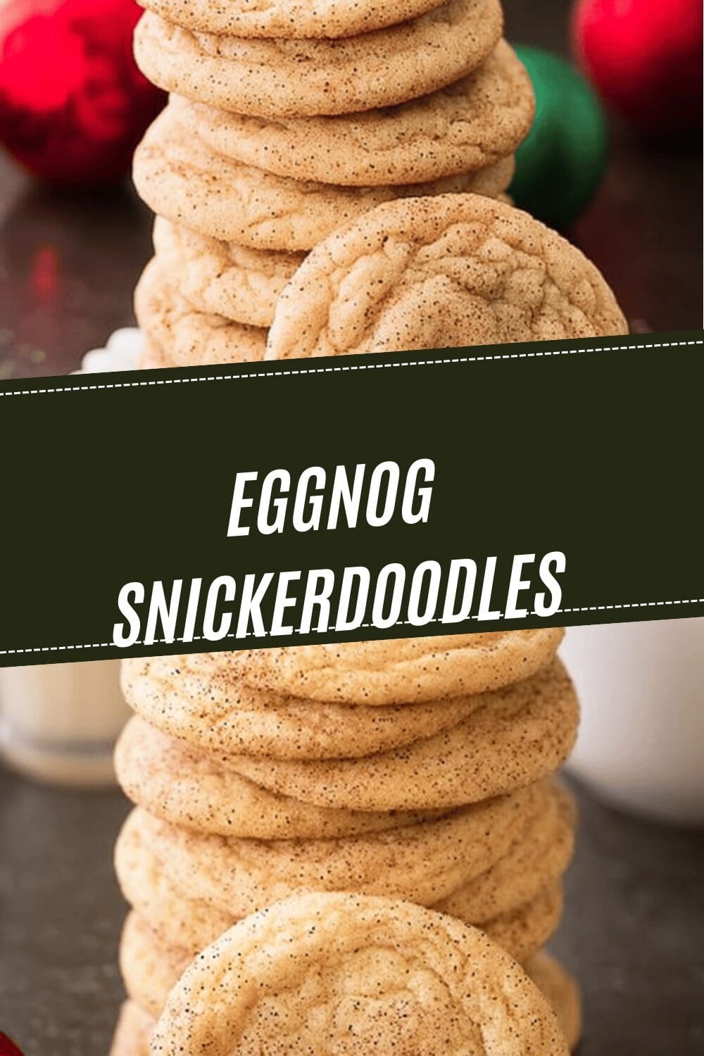 Eggnog Snickerdoodles