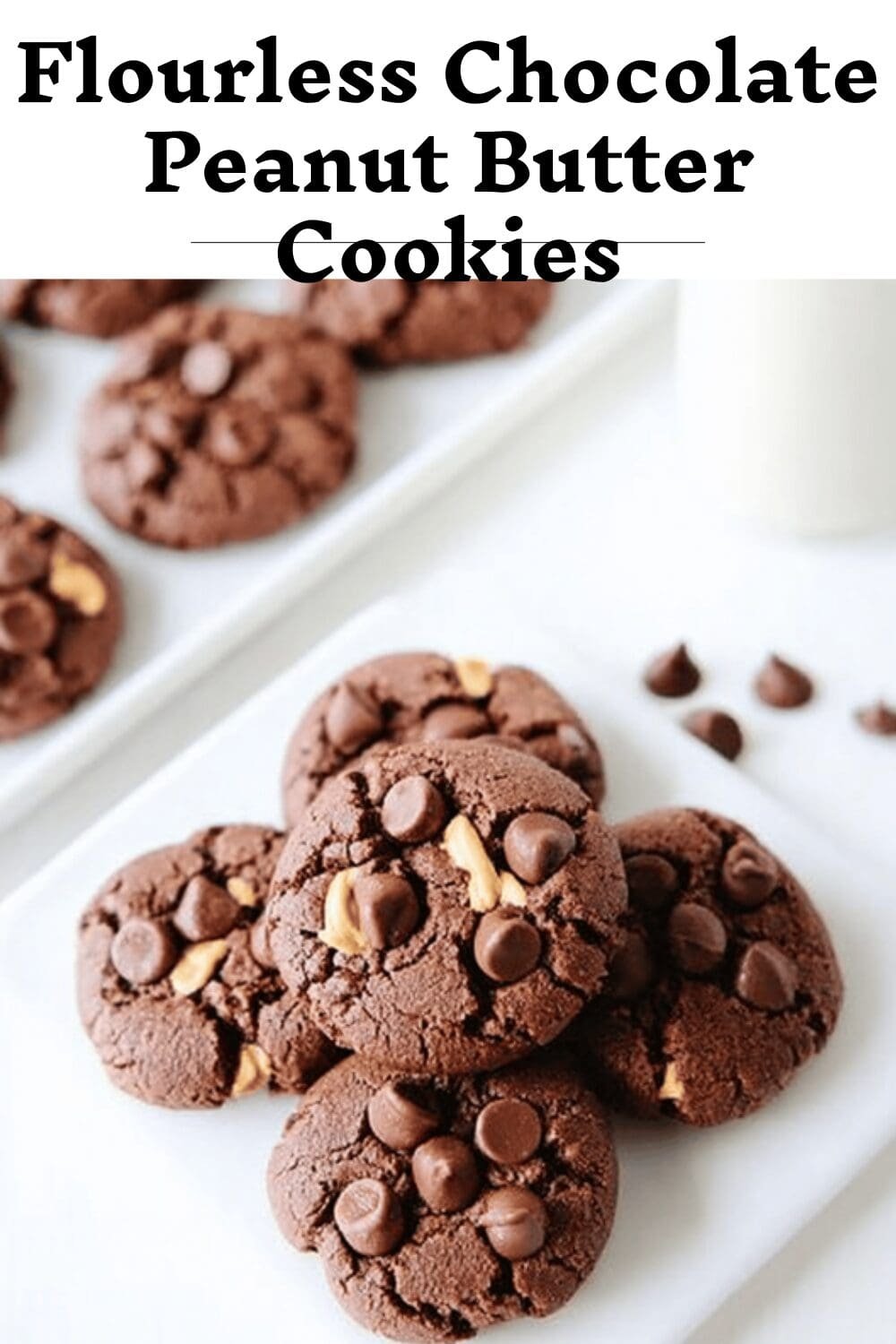 Flourless Chocolate Peanut Butter Cookies