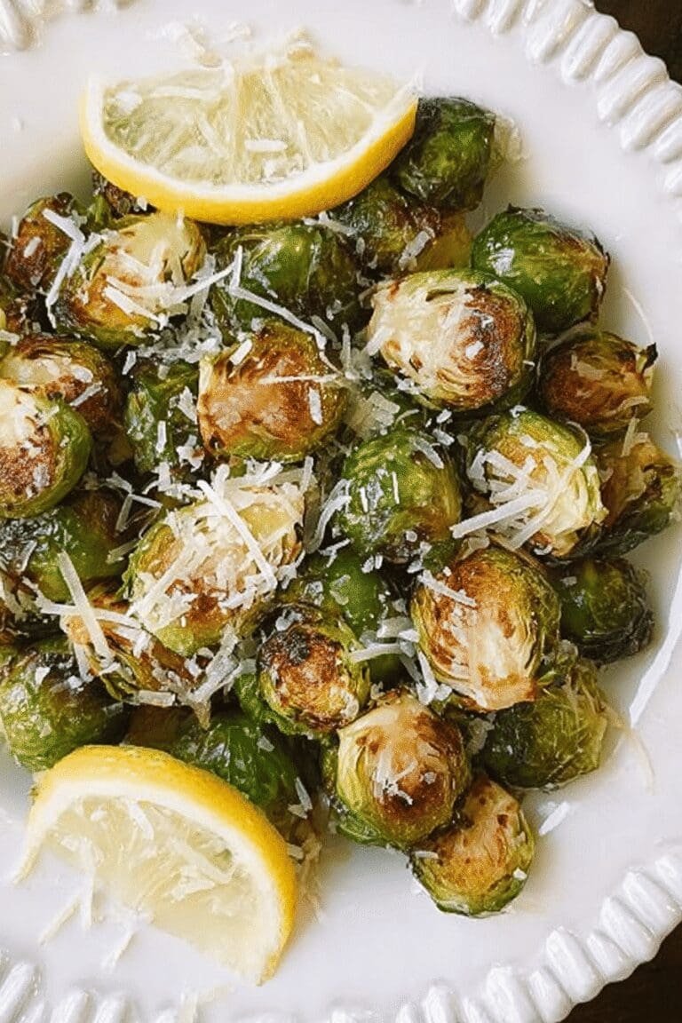 Garlic Lemon Parmesan Roasted Brussel Sprouts 94.Png