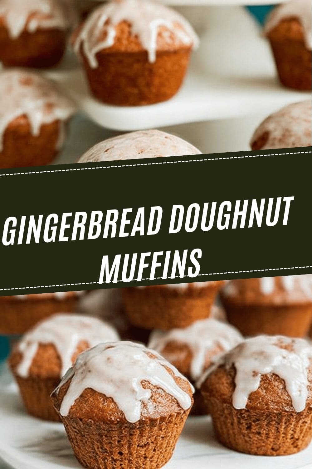 Gingerbread Doughnut Muffins