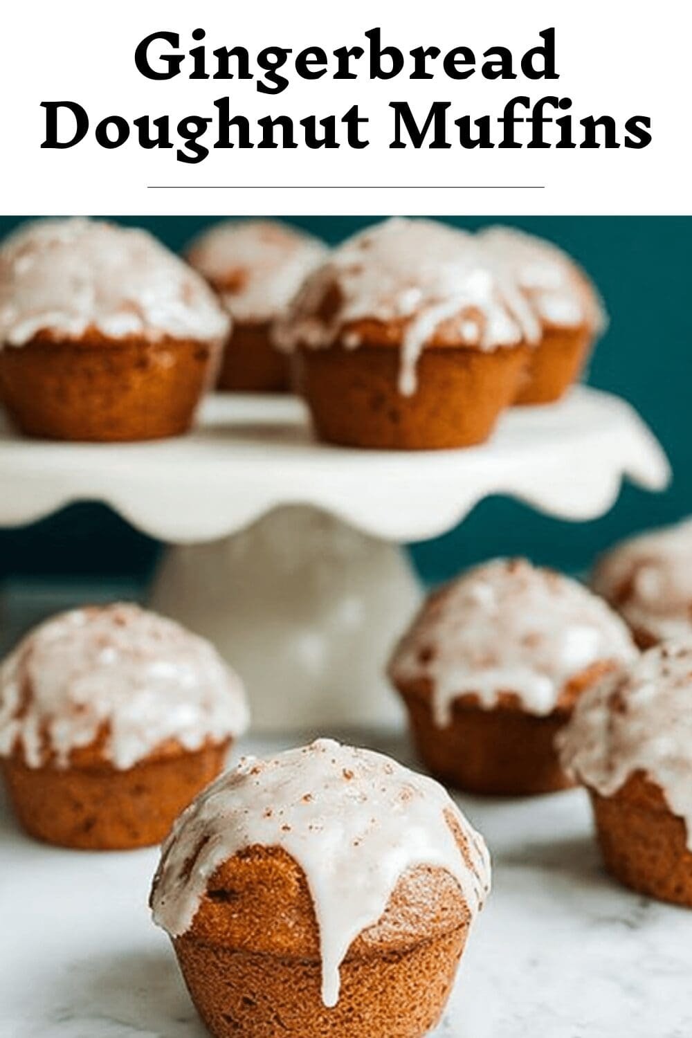 Gingerbread Doughnut Muffins