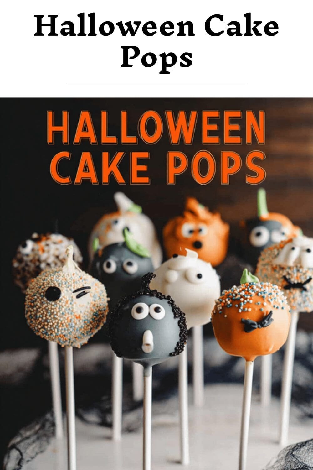 Halloween Cake Pops