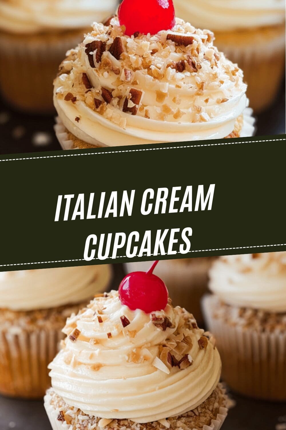 Italian Cream Cupcakes