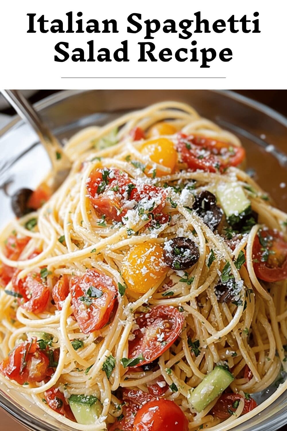 Italian Spaghetti Salad Recipe
