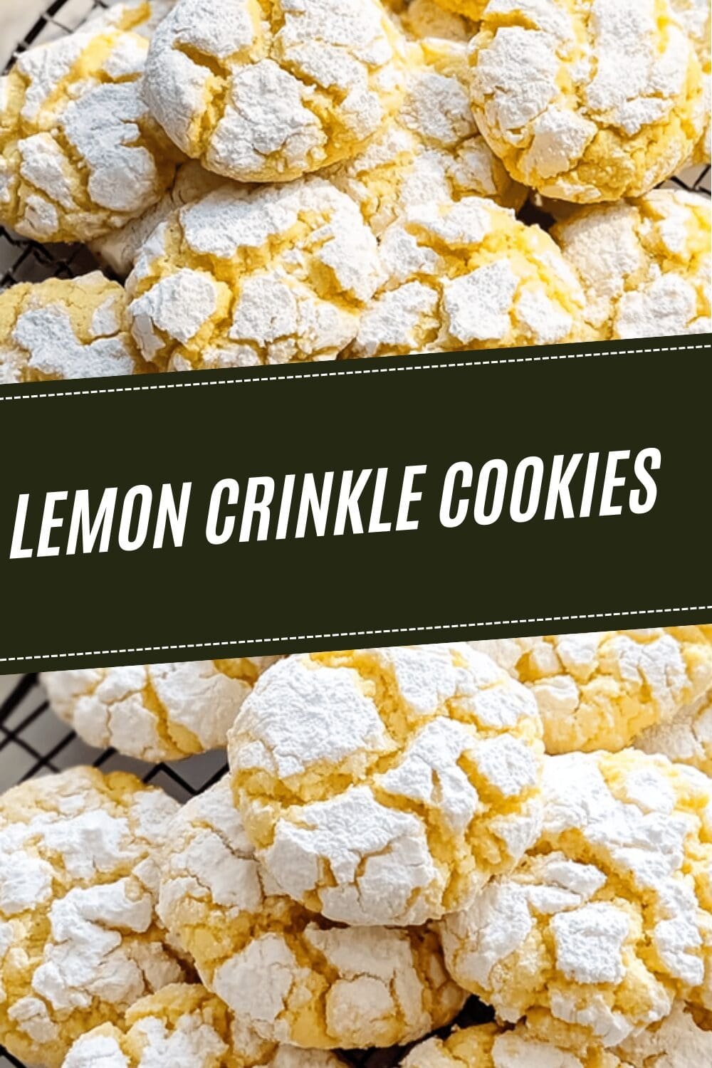 Lemon Crinkle Cookies