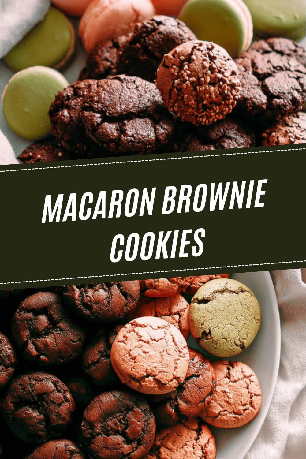 Macaron Brownie Cookies Recipe Combining Rich Brownies And Light Macarons 6 Macaron Brownie Cookies