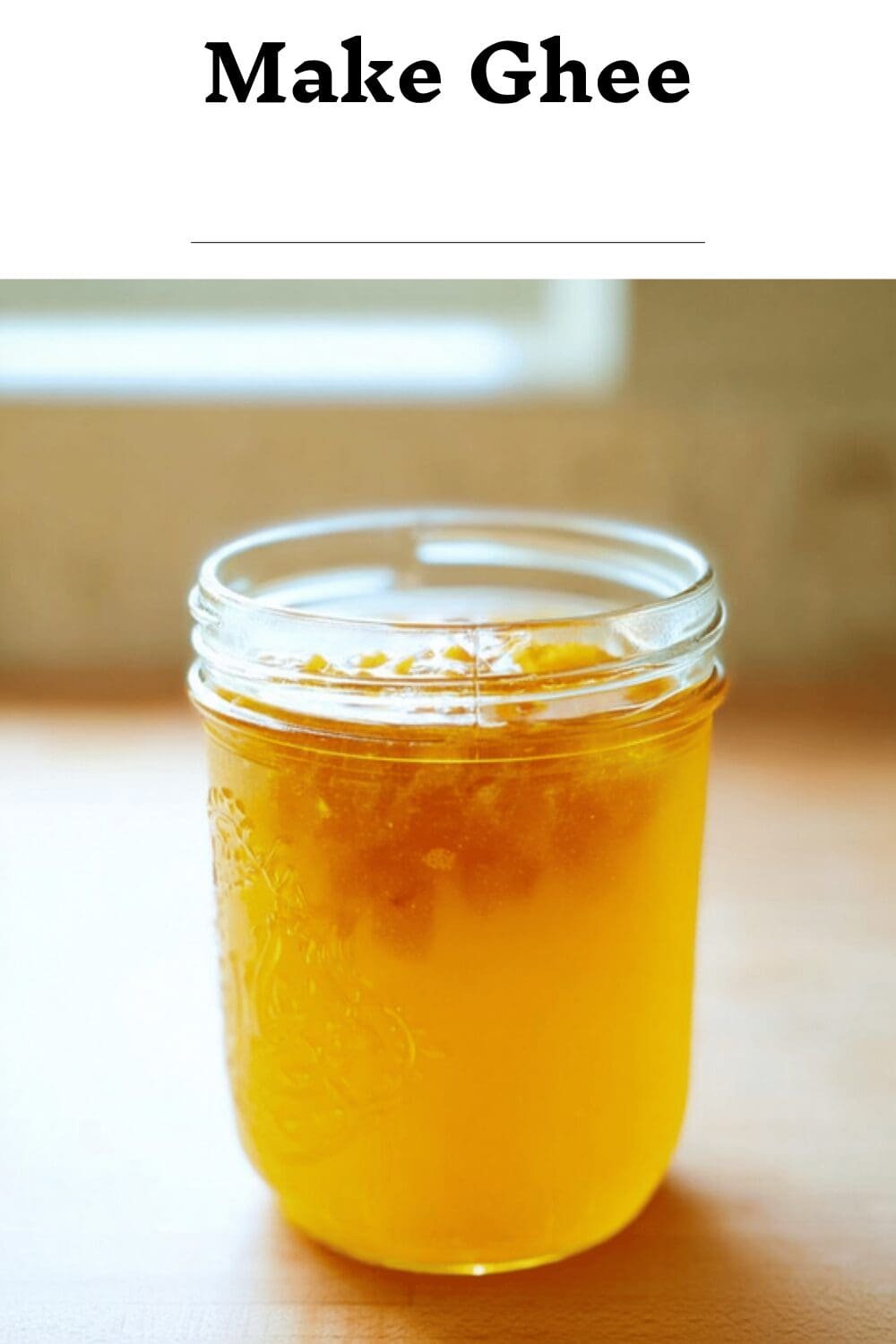 Make Ghee
