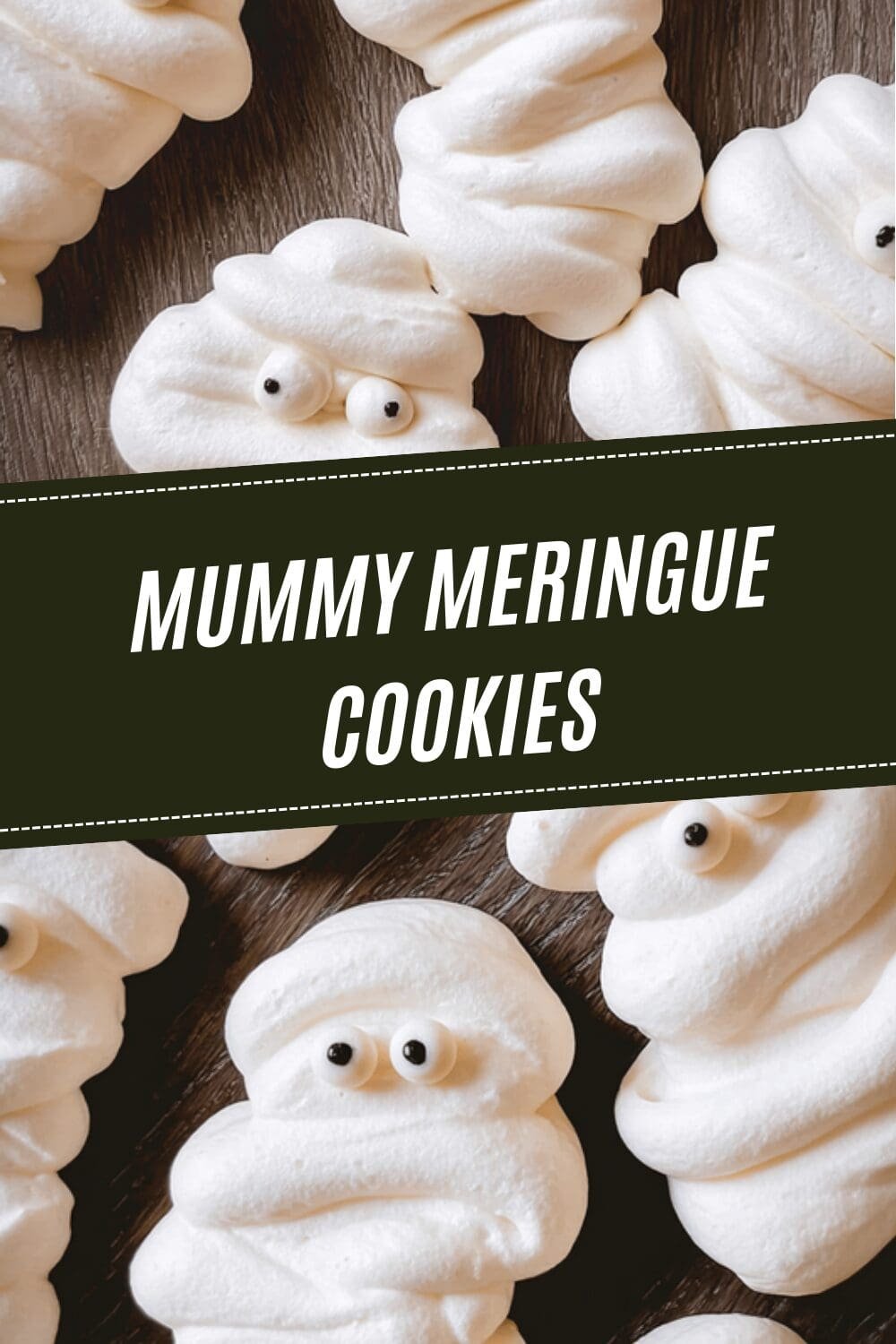 Mummy Meringue Cookies