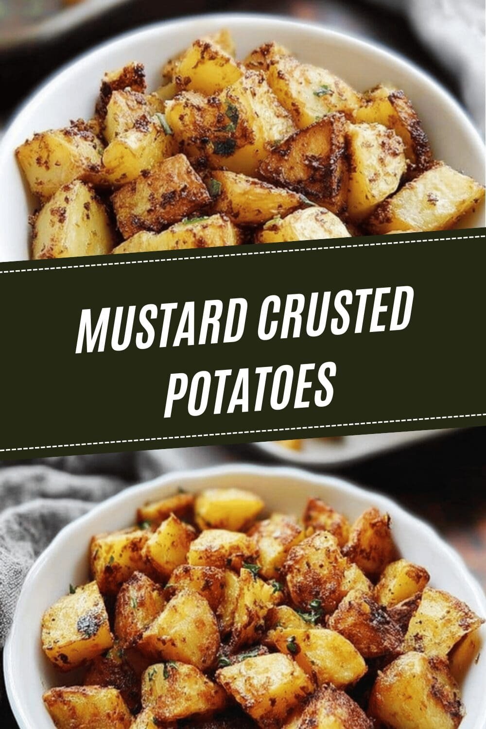 Mustard Crusted Potatoes