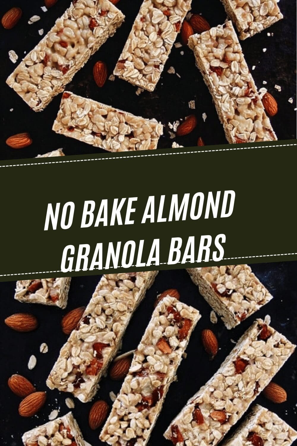 No Bake Almond Granola Bars