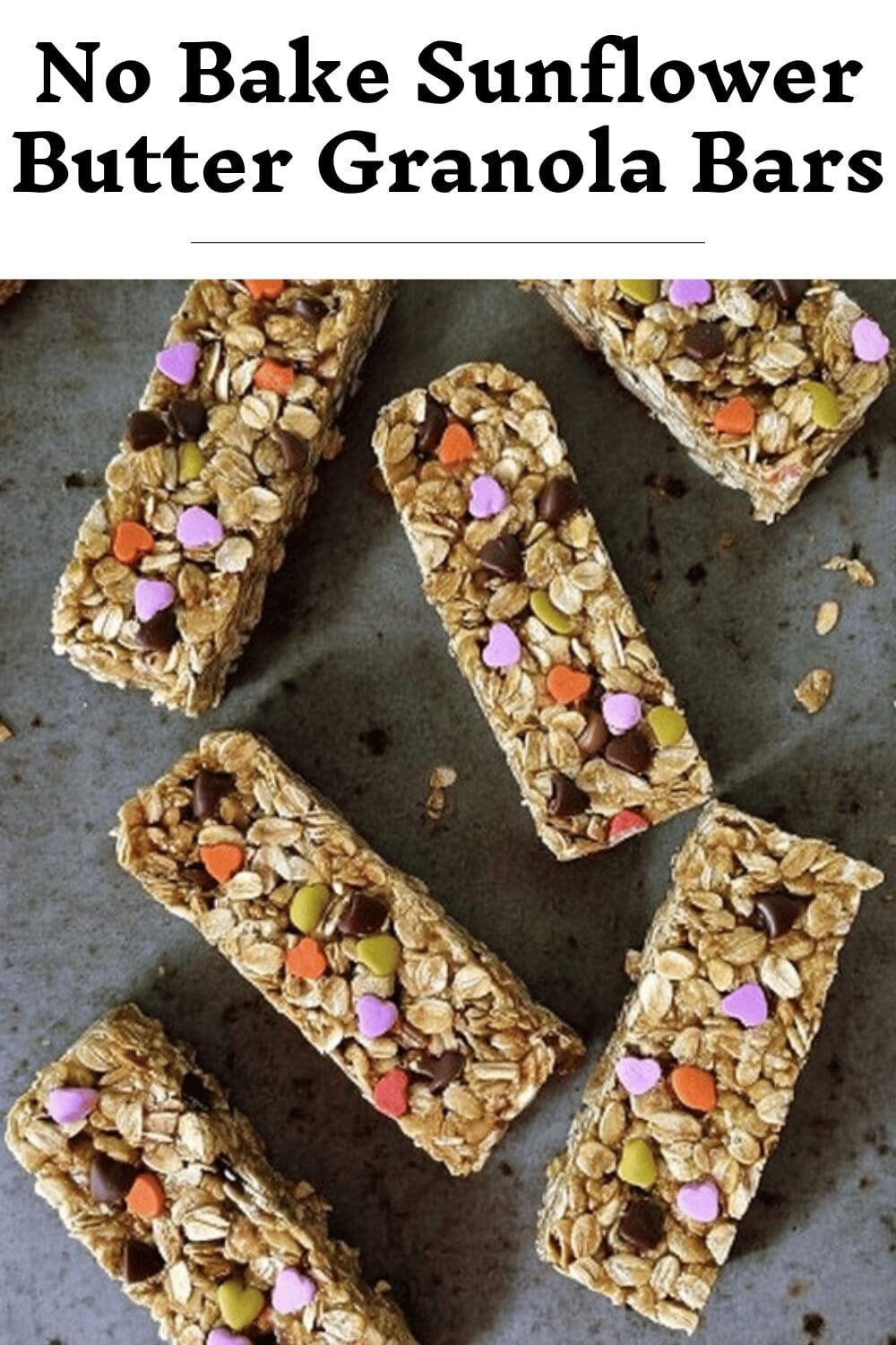 No Bake Sunflower Butter Granola Bars