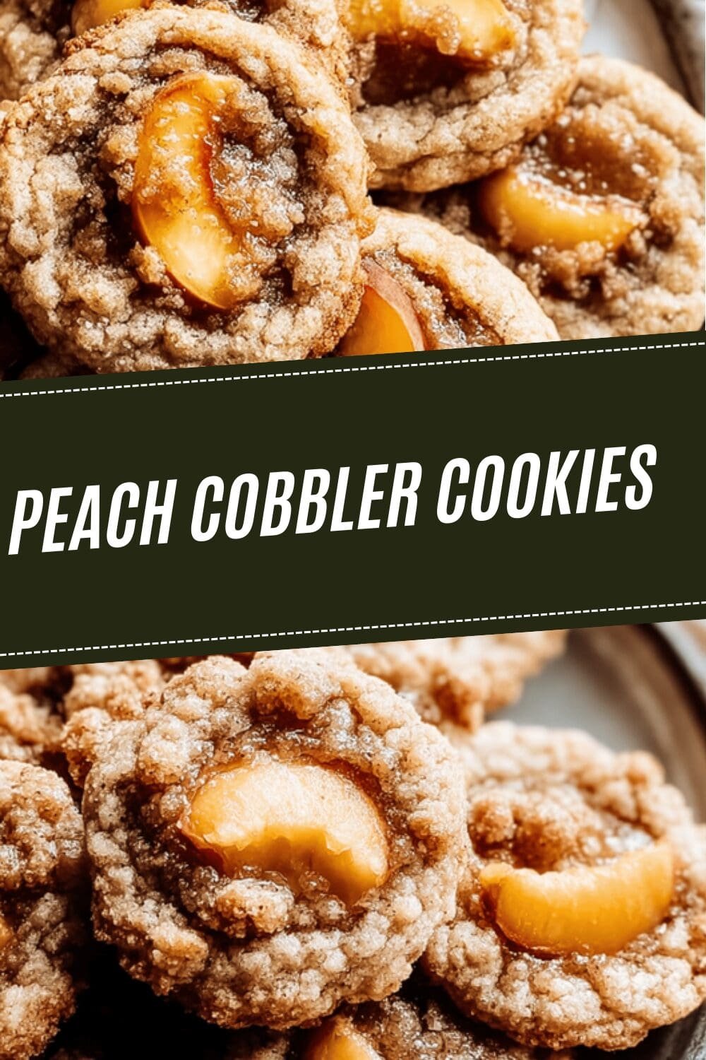 Peach Cobbler Cookies
