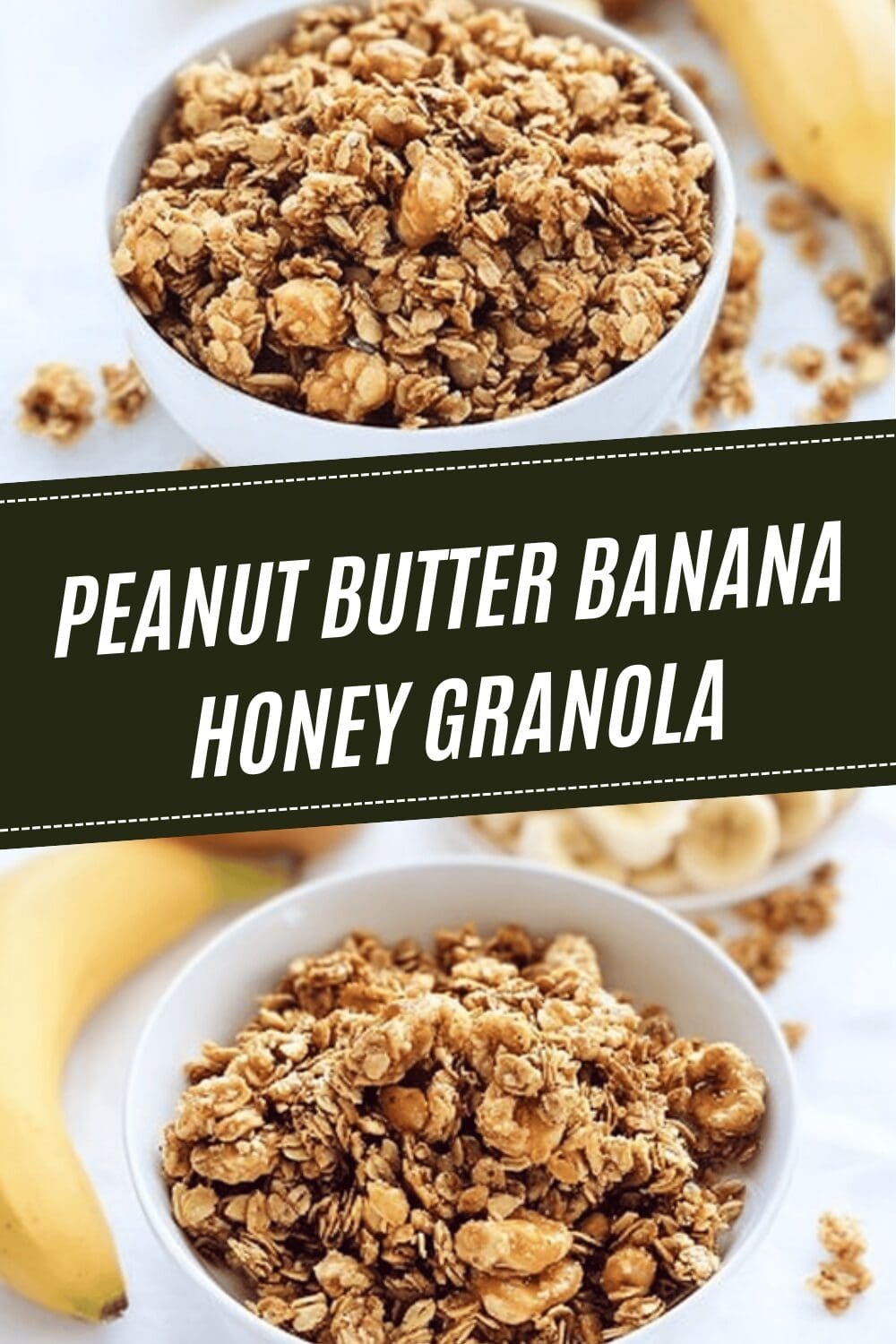Peanut Butter Banana Honey Granola