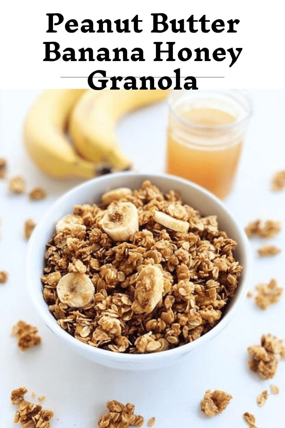 Peanut Butter Banana Honey Granola
