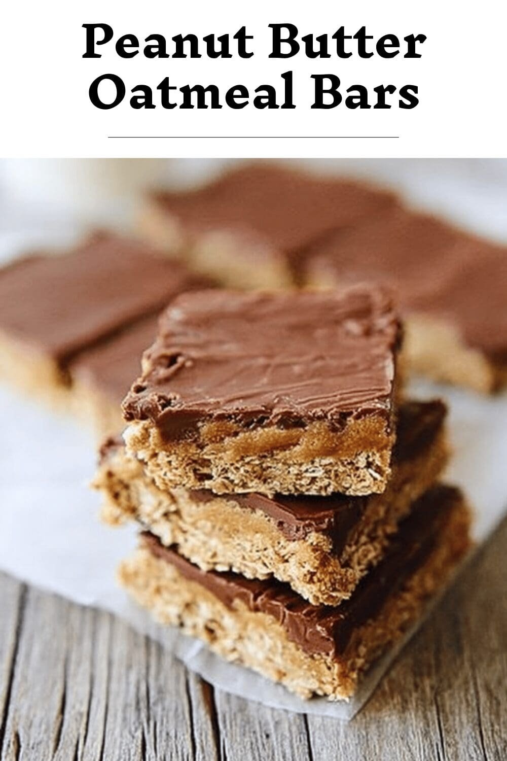 Peanut Butter Oatmeal Bars