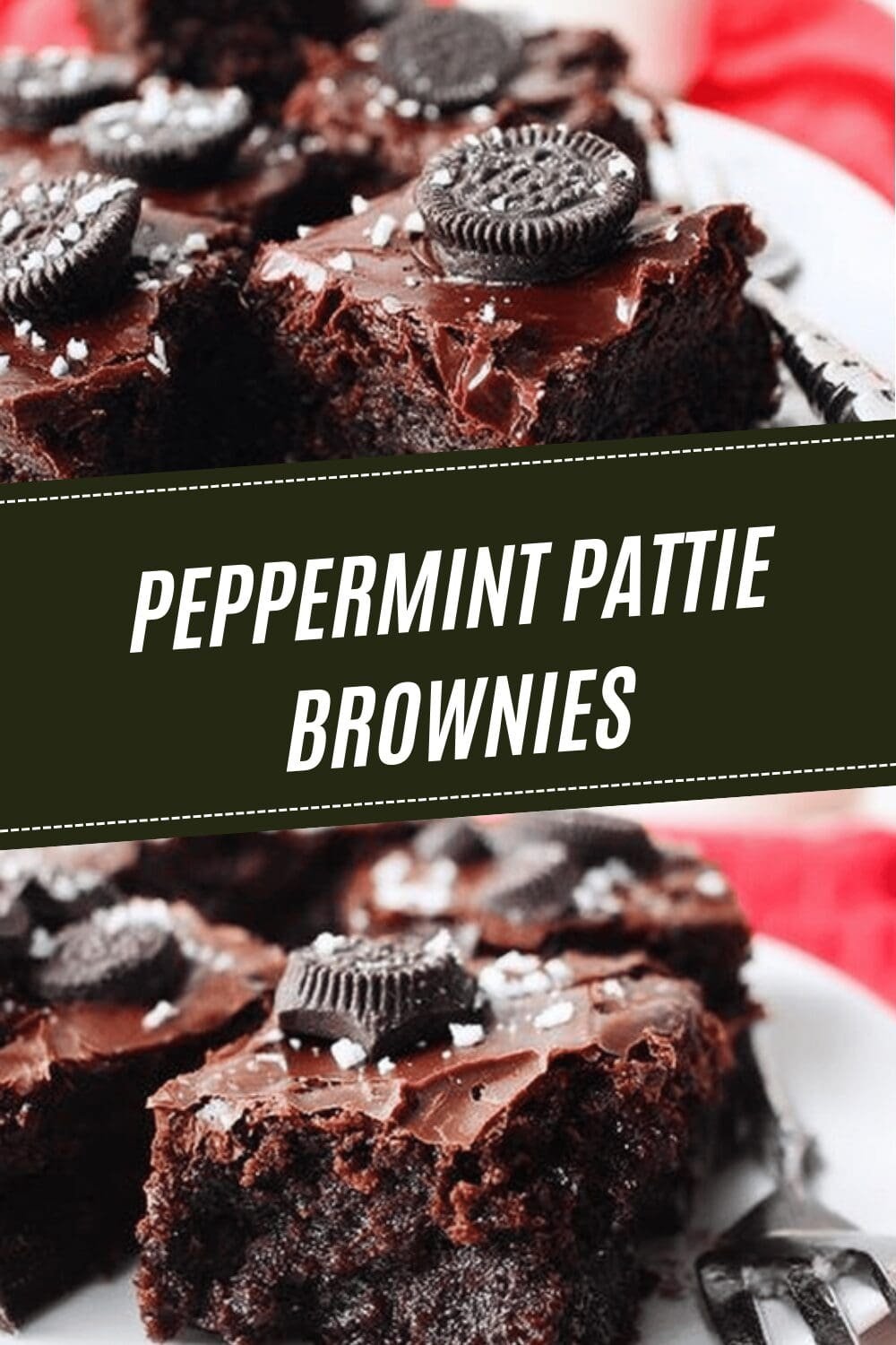 Peppermint Pattie Brownies